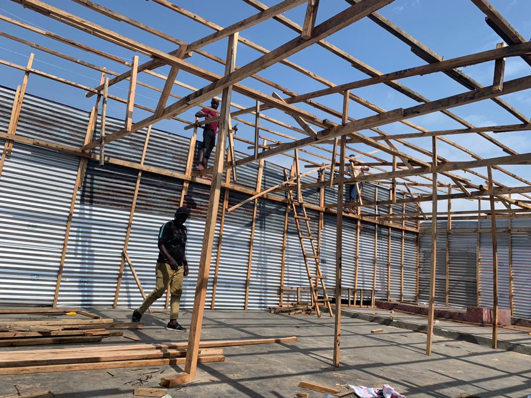 Construction de l'église